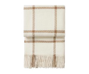 Elvang Denmark Plaid Tartan 130x190 cm Ivory