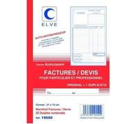 ELVE - 1 MANIFOLD 'FACTURES/DEVIS' AUTO ENTREPR...