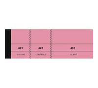Elve 214 Rose Bloc passe-partout 100 feuillets 5 x 15 cm Lot de 10 G