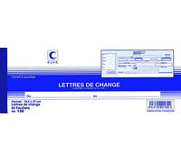 ELVE 24846 Bloc 95G Traites Normalisées Papier Chèque Amagnétique 270 x 102mm Papier Blanc