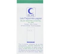 Elve Bloc Maitre D'hotel 75x150mm 50 Feuillets Autocopiant Tripli