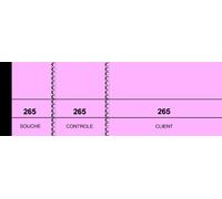 ELVE Bloc passe-partout 214 Rose 5 x 15 cm 100 feuillets Lot de 10