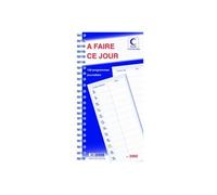 ELVE Bloc spirale 120 programmes – À faire ce jour 297 x 140 mm