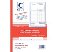 ELVE Manifold – Facturier auto-entrepreneurs – 40 feuillets G