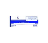 ELVE 24846 Bloc 95G Traites Normalisées Papier Chèque Amagnétique 270 x 102mm Papier Blanc