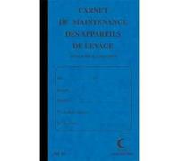 Elve Piqûre 32 Pages Carnet Maintenance P/ Appareil De Levage Folioté De 1 À 15