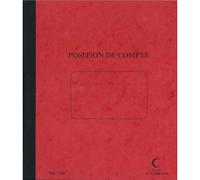 Elve Carnet Position De Compte 210 X 190 Mm 80 Pages