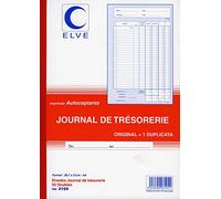 ELVÉ JOURNAL DE TRESORERIE 297X210 50/2+0 MANIFOLD ELVEDEX
