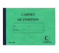 Elve livre de compte 'carnet de position' 110 …