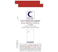 BLOC MAITRE D'HOTEL 75X150 50/2+0 (par 10)
