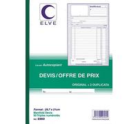 ELVE Manifold «Devis - Offre de prix» 210 x 297 mm tripli G