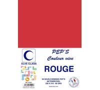 Elve Lot De 3 Pqts De 30 Sous-Chemises 80 G 220 X 310 Mm Pep's Coloris Vifs Rouge