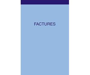 ELVE LV2152 Lot de 10 Bloc Factures sans Tva Autocopiant avec Duplicata 50 Doubles format 100 x 155
