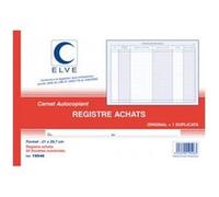 ELVE Manifold autocopiant « Achats : auto-entrepreneurs » 40 feuillets G