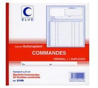 ELVE Manifold "Commandes" , 210 x 297 mm, tripli G