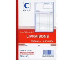 ELVE Manifold de formulaire "Bon de livraison