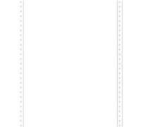 ELVE - Micro-perforé - vélin blanc - Rouleau (27,9 cm x 6,1 m) - 70 g/m² - 2000 feuille(s) papier en accordéon G