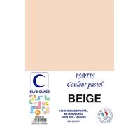 Elve Pqt De 102 Chemises 160 G 240 X 320 Mm Isatis Coloris Pastel Beige