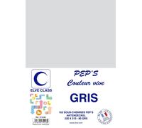 Elve Pqt De 102 Sous-Chemises 80 G 220 X 310 Mm Pep's Coloris Vifs Gris