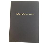 ELVE - ref 46010 - Registre juridique délibération -Folioté - Dimension " 31X21cm 100 pages - NOIRE