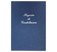Elve Registre Condoleances Bleu 23 Pages + Garde