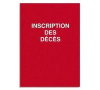 ELVE Registre de décès 3 avis par page, folioté…