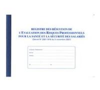 ELVE Registre 'Evaluation des risques professionnels' G