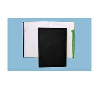 ELVE Registre répertoire 360X230 mm 200 Pages quadrillée couverture rigide noir