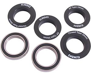 Elvedes 2017112 Porte-vélos Mixte, Adulte Mixte, argenté, 24 cm