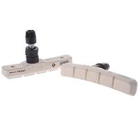ELVEDES 25 Paires Patins de Frein V-Type 72mm Gomme White Compound Vélo/Cycle/VAE/E-Bike Adulte Unisexe, Blanc