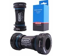 ELVEDES Boitier de pédalier BSA MTB 24mm (Shimano) Cycle E-Bike Adulte Unisexe, Noir, Standard