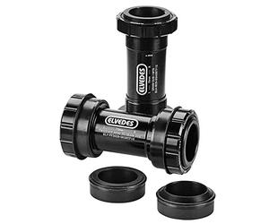ELVEDES Boitier de pédalier Compatible SRAM Dub BB30 + PF30 Cycle E-Bike Adulte Unisexe, Noir, Standard