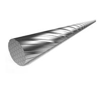 Elvedes Câble de transmission 2250 mm 7x7 fils Ø1,0 mm inox avec tête N°4x4