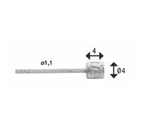 Elvedes Câble De Dérailleur 1x19 Stainless 4x4