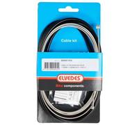 Elvedes frein fixé tambour arrière 2350/1700 mm noir / argent Noir G
