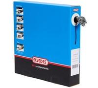 Elvedes Câbles de dérailleur 1x19 acier inoxydable embout N 4x4 2250 mm 100 pièces Argent