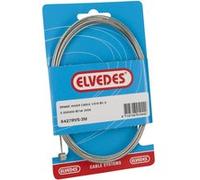 Elvedes Frein à câble intérieur Universel en Acier Inoxydable 3000 mm Mamelon O76mm-Noir Unisexe, Noir