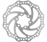 ELVEDES Disque SX14 VTT/Route/E-Bike Ø140mm Disque Frein Cycle Argent