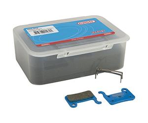 ELVEDES E6859-BOX Plaquette de Frein Vélo/VTT/E-Bike/Route Mixte Adulte, Bleu