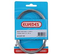 Câble de frein 1x19 fils galvanisé Ø1,5mm tête en V Ø5,5x10 and T-nip Elvedes Argenté