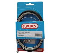 Elvedes Kit câble Frein à Tambour arrière en Acier Inoxydable avec Fixation Inbus Noir