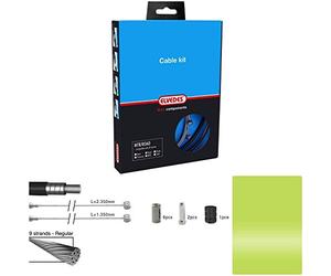 ELVEDES Kit Complet Freins Basic Green Gaine/Cables Vert