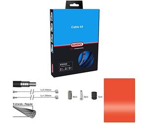 ELVEDES Kit Complet Freins Basic Orange Gaine/Cables Orange