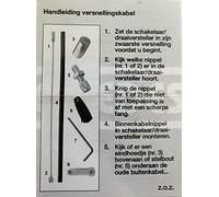 Elvedes kit de câble Shift SRAM Universel - Noir