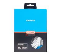 ELVEDES Kit Freinage Complet Etanche Gaines + Cables Gaine/Câbles Blanc