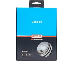 ELVEDES Kit Freinage Complet Gaines + Cables Gaine/Câbles Argent