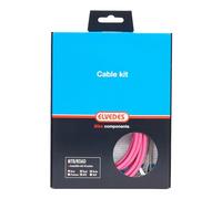 ELVEDES Kit Freinage Gaines + Cables Complet Gaine/Câbles Rose