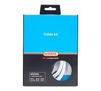 ELVEDES Kit Transmission Complet Etanche Gaines + Cables Haut de Gamme Mixte Adulte, Blanc