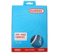 ELVEDES Kit Transmission Complet Gaines + Cables Gaine/Câbles Blanc