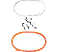 ELVEDES Kit Transmission Gaines + Cables Complet Mixte Adulte, Orange